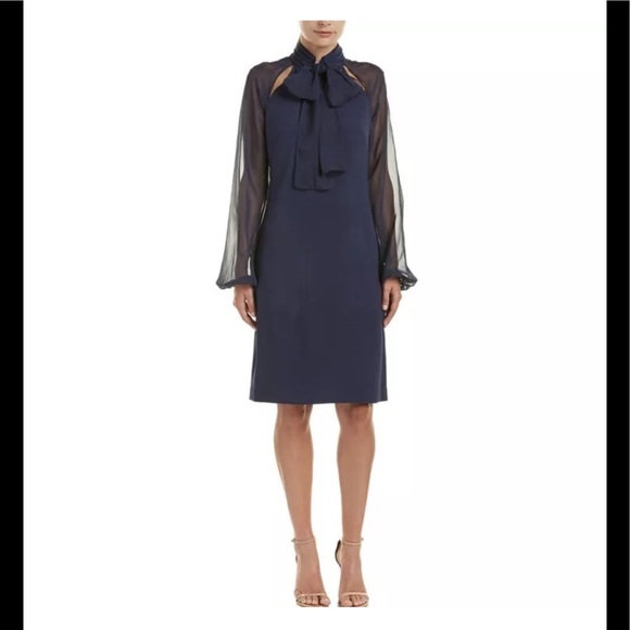 Kay Unger Dresses & Skirts - Kay unger long sleeve sheath dress